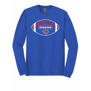 Coleman Bluecats - Football Long Sleeve T-Shirt