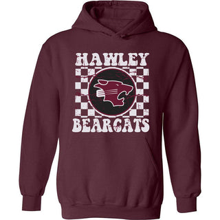 Hawley Bearcats - Checkered Hoodie