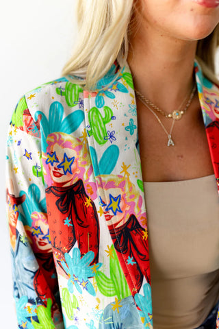 Vintage Cactus Blazer