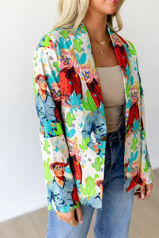 Vintage Cactus Blazer