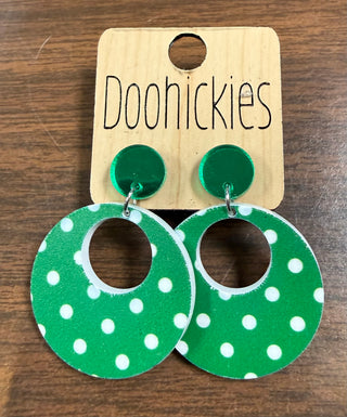 Polka Dot Spirit Double O Dangles