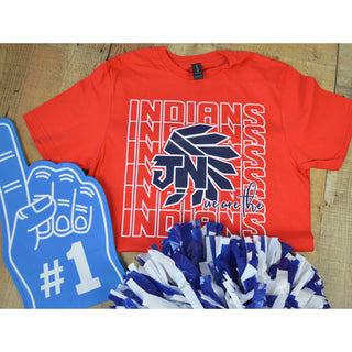 Jim Ned Indians - Indians Repeat T-Shirt