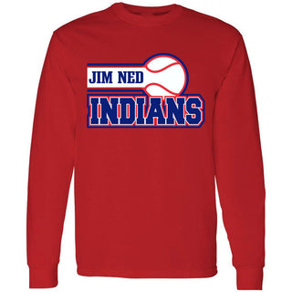 Jim Ned Indians - Tennis Long Sleeve T-Shirt