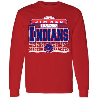 Jim Ned Indians - Volleyball Long Sleeve T-Shirt