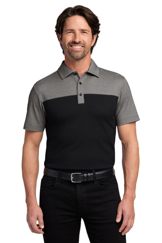 Port Authority® Fine Pique Blend Blocked Polo K831