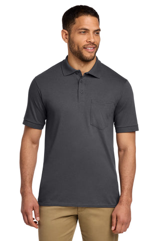 Port & Co® Core Blend Jersey Knit Pocket Polo. KP55P