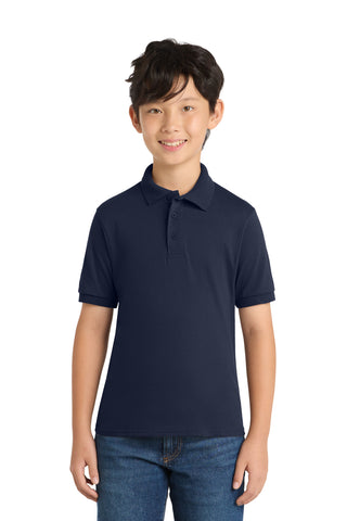 Port & Co® Youth Core Blend Jersey Knit Polo. KP55Y
