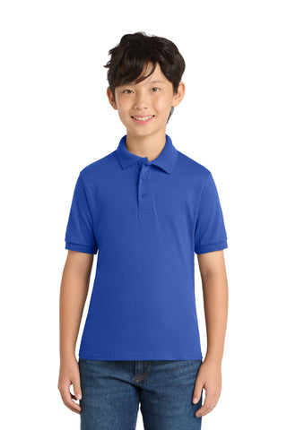 Port & Co® Youth Core Blend Jersey Knit Polo. KP55Y