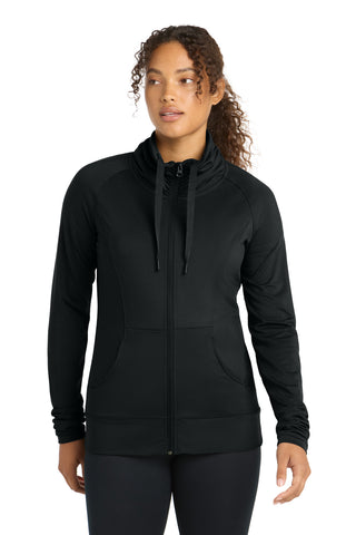 Sport-Tek® Women's Sport-Wick® Stretch Full-Zip Jacket. LST852