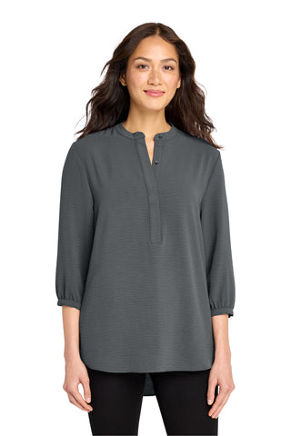 Port Authority® Women's 3/4-Sleeve Textured Crepe Tunic LW713