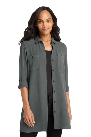 Port Authority® Women's Textured Crepe Long Tunic LW715