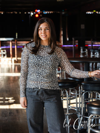 Stripe Mesh Tops - Singles