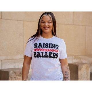 Raising Ballers - Baseball/Softball Tee - Lil Cattilac