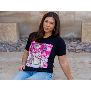 Cupid with Puff - Valentines Tee - Lil Cattilac