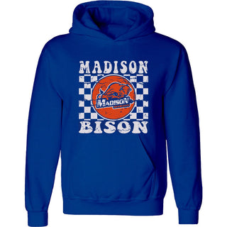Madison Bison - Checkered Hoodie