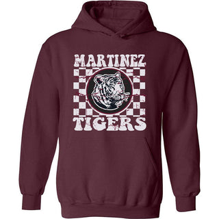 Martinez Tigers - Checkered Hoodie