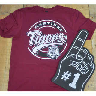 Martinez Tigers - Circle Stripe T-Shirt