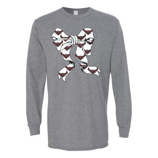 McMurry University War Hawks - Bow Mascot Long Sleeve T-Shirt