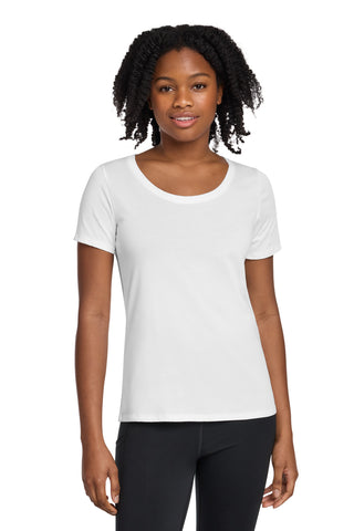 Nike Women's Dri-FIT Cotton/Poly Scoop Neck Tee. NKBQ5234