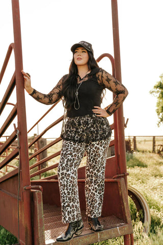 Lace Top with Collar