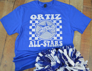 Ortiz All-Stars - Checkered T-Shirt