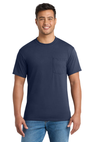 Port & Co® Tall Core Blend Pocket Tee. PC55PT