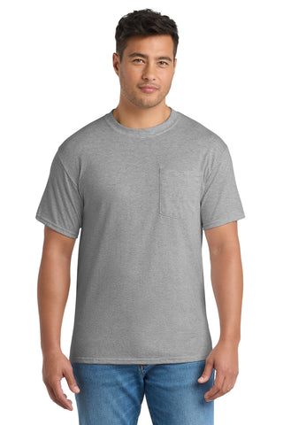 Port & Co® Core Blend Pocket Tee. PC55P