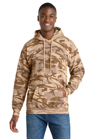 Port & Co® Core Fleece Camo Pullover Hooded Sweatshirt. PC78HC