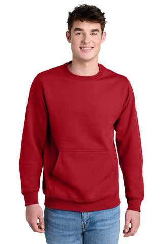 Port & Co® Core Fleece Crewneck Pocket Sweatshirt PC78PKT