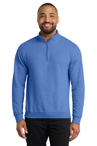 Port & Co® Core Fleece 1/4-Zip Pullover Sweatshirt PC78Q
