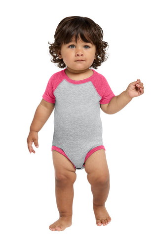 Rabbit Skins™ Infant Baseball Fine Jersey Bodysuit. RS4430