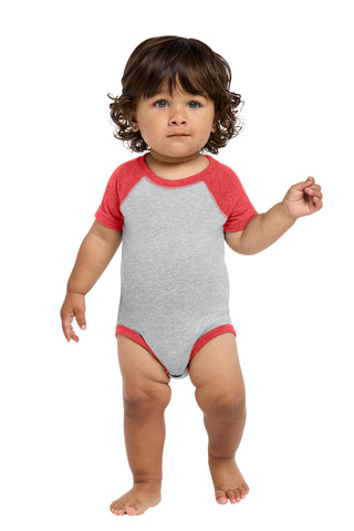Rabbit Skins™ Infant Baseball Fine Jersey Bodysuit. RS4430