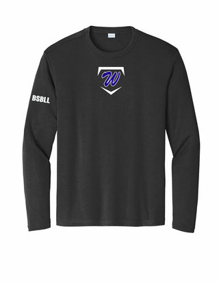 Wylie Baseball - Home Plate on Black