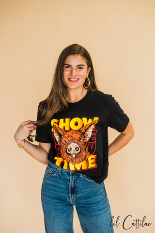 Show Time Pig - Stock Show Tee
