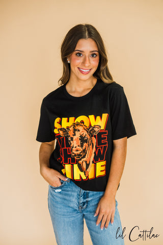 Show Time Steer - Stock Show Tee