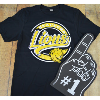 Stafford Lions - Circle Script T-Shirt