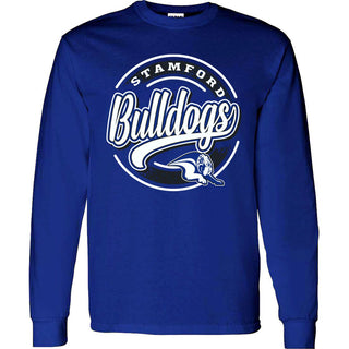 Stamford Bulldogs - Circle Script Long Sleeve T-Shirt