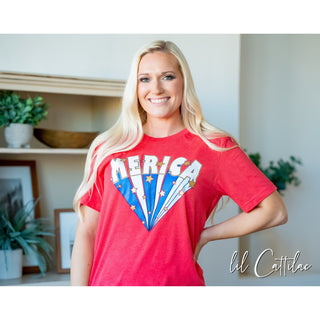 Merica Rays - Patriotic  Tee