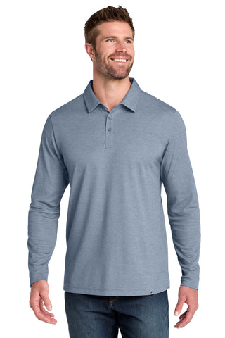 TravisMathew Oceanside Heather Long Sleeve Polo TM1MZ343