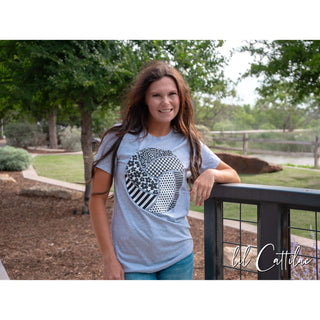 Patterned Puff Volleyball - Volleyball Tee