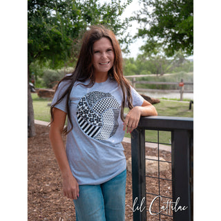 Patterned Puff Volleyball - Volleyball Tee