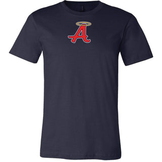 Angels Logo on Navy Bella+Canvas - San Antonio Baseball