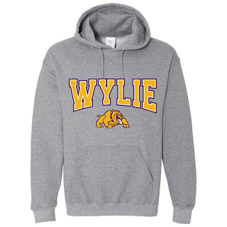 Wylie Bulldogs - Arched Mascot Hoodie