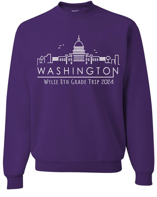 Wylie Washington DC - Crewneck Sweatshirt
