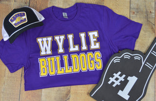 Wylie Bulldogs - Color Block T-Shirt