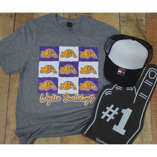 Wylie Bulldogs - 9 Boxes T-Shirt