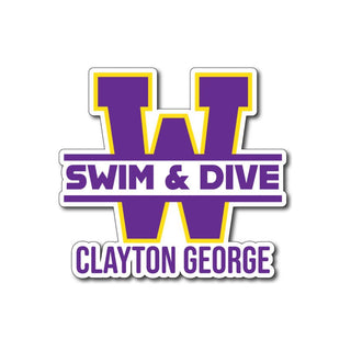 Wylie Swim - Car Decal
