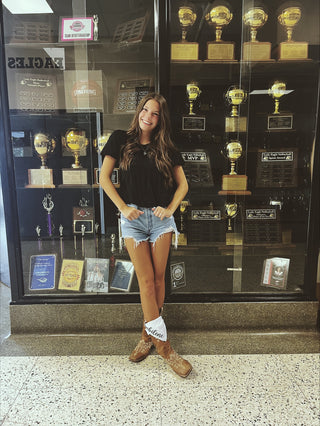 Abilene High Cheer - White Bandana