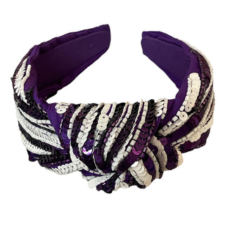Sequin Striped Headbands