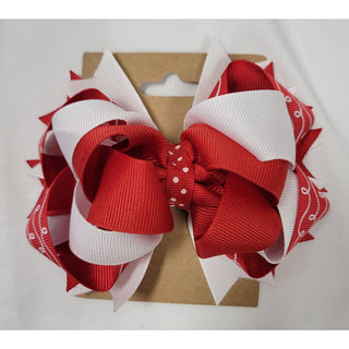 Red and White Bows